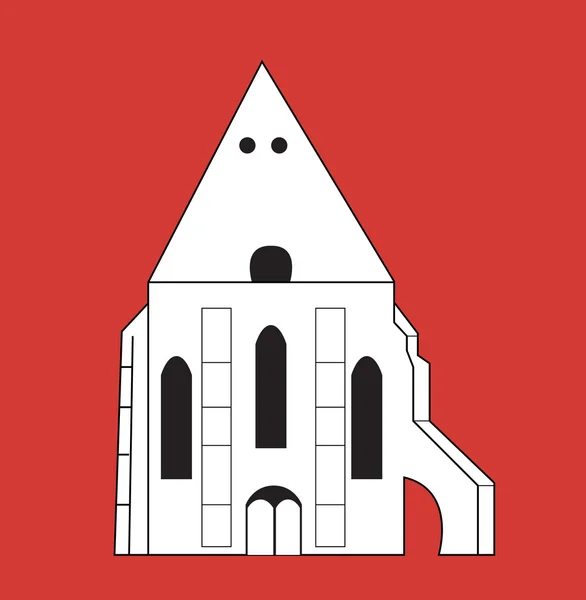 Icono del castillo — Vector de stock