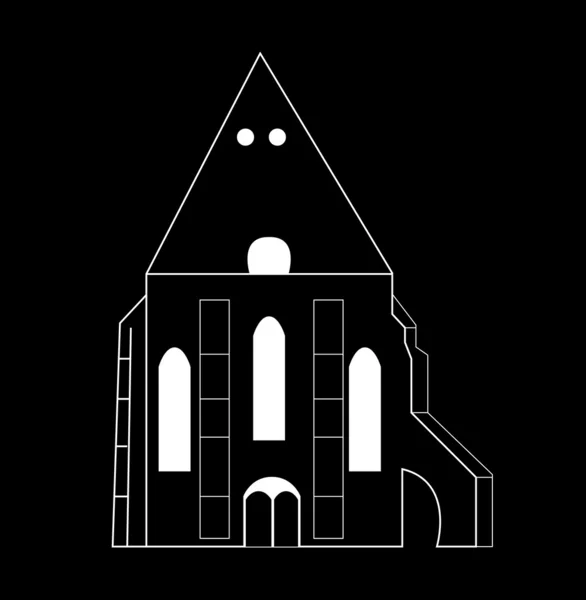 Icône du château — Image vectorielle