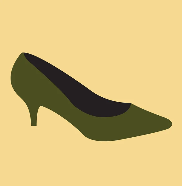 Chaussure femme — Image vectorielle