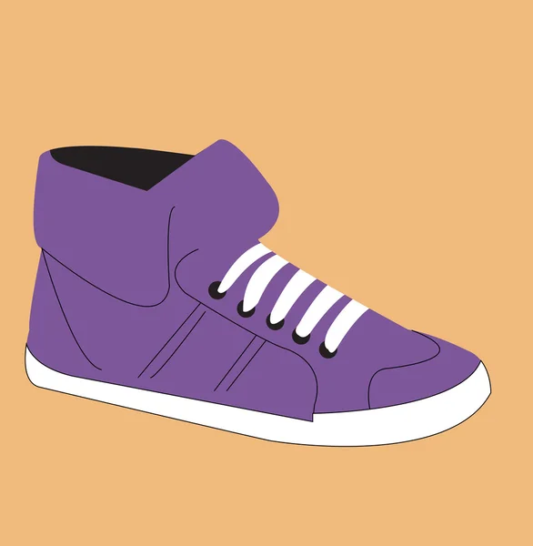 Portakal spor ayakkabı — Stok Vektör
