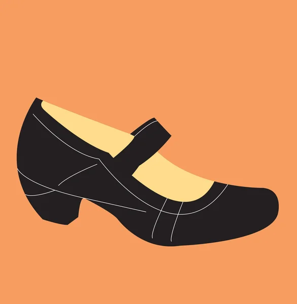 Chaussure femme — Image vectorielle