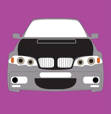 Modern araba çizimi