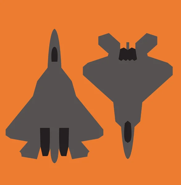 Военные самолёты — стоковый вектор
