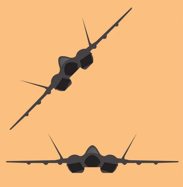 Aviones militares — Vector de stock