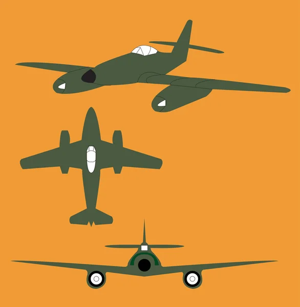 Aviación de combate — Archivo Imágenes Vectoriales