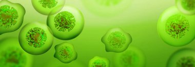 Tehlikeli korona virüsü, SARS salgını risk konsepti. 3B illüstrasyon