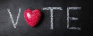 Demokratik seçimler, referandum. Doğru seçimi yap..