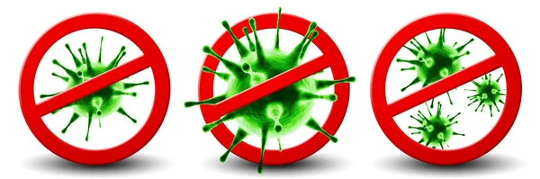 Опасный Коронный Вирус Пандемия Атипичной Пневмонии Иллюстрация — стоковое фото