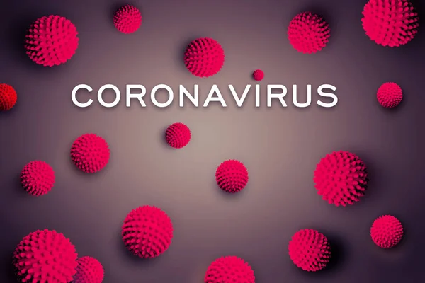 危険なコロナウイルスSarsのパンデミックリスクの概念 3Dイラスト — ストック写真