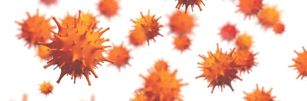 Veszélyes Koronavírus Sars Világjárvány Kockázati Koncepció Illusztráció — Stock Fotó