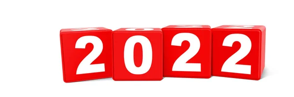 Kreatív Dizájn Koncepció 2022 Újévi Fesztiválra — Stock Fotó