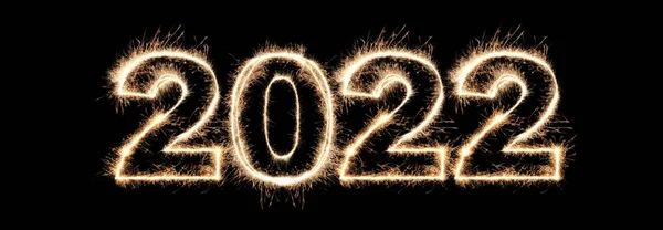 Creative Design Concept New Year Festival 2022 — Stock Photo, Image