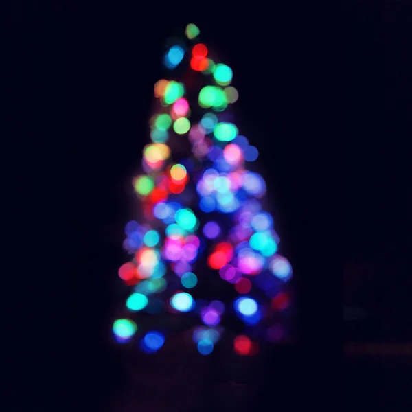 Merry Christmas Greeting Card Christmas Tree Design Concept — Stock Photo, Image