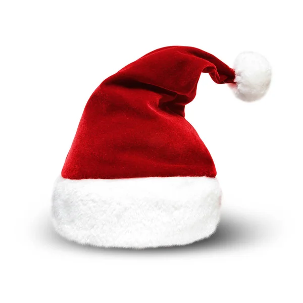 圣塔哈特服装 圣诞快乐概念贺卡 — 图库照片