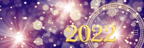 Creative Design Concept New Year Festival 2022 Illustration — Stock Photo, Image