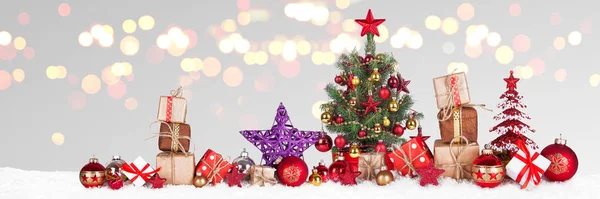 Καλά Χριστούγεννα Ευχετήρια Κάρτα Χριστουγεννιάτικο Δέντρο Έννοια — Φωτογραφία Αρχείου