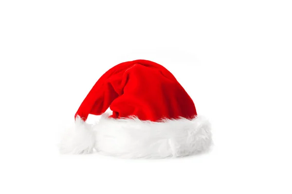 Sombrero Santas Disfraz Feliz Tarjeta Felicitación Navidad —  Fotos de Stock