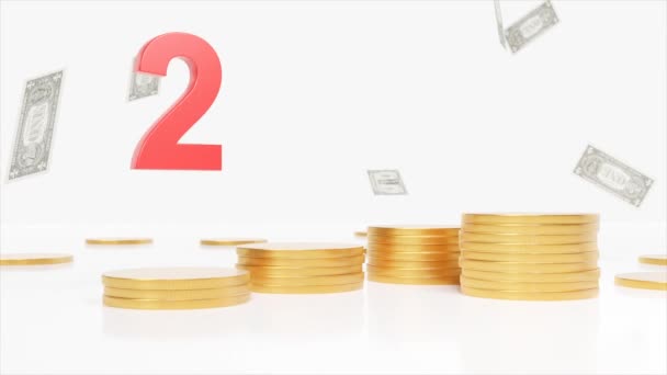 Bonne Année Film Début Financier Année 2022 Animation — Video