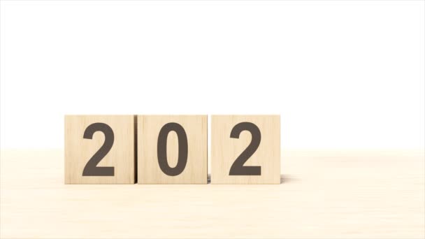 Šťastný Nový Rok Cíle Pro Rok2022 Animace — Stock video