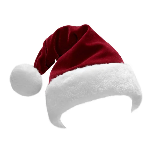 Chapeau Père Noël Déguisement Joyeux Noël Concept Carte Voeux — Photo