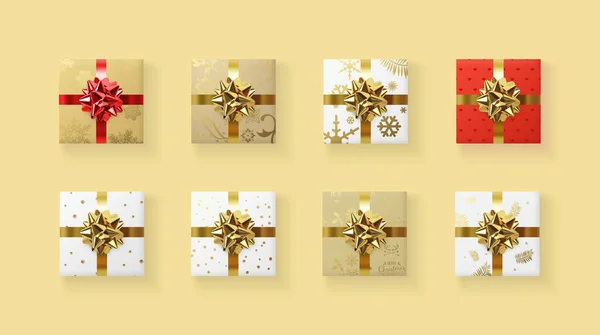 Conceito Presente Natal Feliz Cartão Felicitações Natal Ilustração — Fotografia de Stock