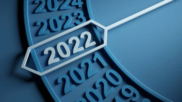 Conceito Design Criativo Para Festival Ano Novo 2022 Ilustração — Fotografia de Stock