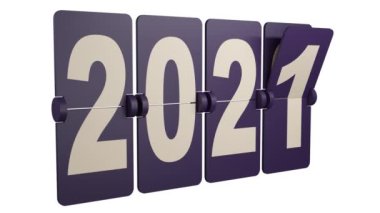 Mutlu yıllar filmi. 2022 yılına başla. 3 Boyutlu Canlandırma