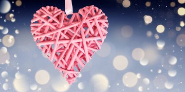 Sevgililer Günü geçmişi. İnsani duygular, aşk, ilişkiler ve romantik tatiller kavramı. 3d illüstrasyon