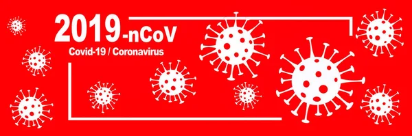 Nebezpečný Virus Korony Koncepce Pandemického Rizika Sars Ilustrace — Stock fotografie