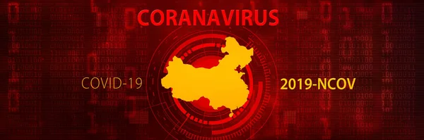 Virus Corona Pericoloso Concetto Rischio Pandemico Sars Illustrazione — Foto Stock