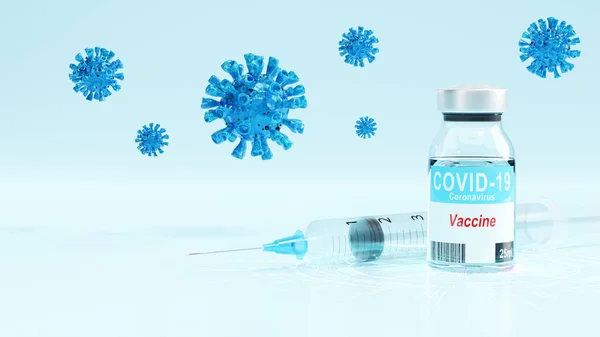 Вірус Корони Концепція Захисту Епідемічних Вірусів Рендерінг — стокове фото