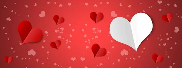 バレンタインデーの背景 人間の感情 関係やロマンチックな休日の概念 3Dイラスト — ストック写真