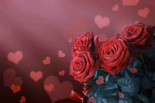Fond Saint Valentin Concept Amour Saint Valentin — Photo