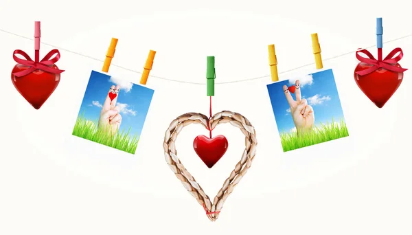 Valentine Day Background Concept Human Emotions Love Relations Romantic Holidays — Stock Photo, Image