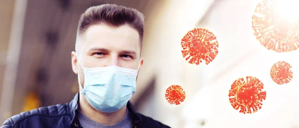 Virus Corona Peligroso Concepto Riesgo Pandémico —  Fotos de Stock