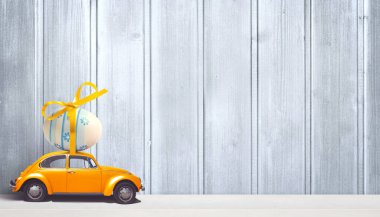 Yumurtalı Paskalya kompozisyonu. Şenlik ve dekorasyon.