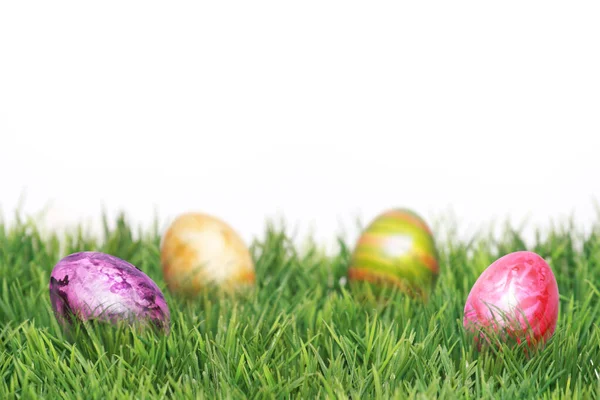 Σύνθεση Του Πάσχα Αυγά Γιορτινή Διακόσμηση Καλό Πάσχα — Φωτογραφία Αρχείου