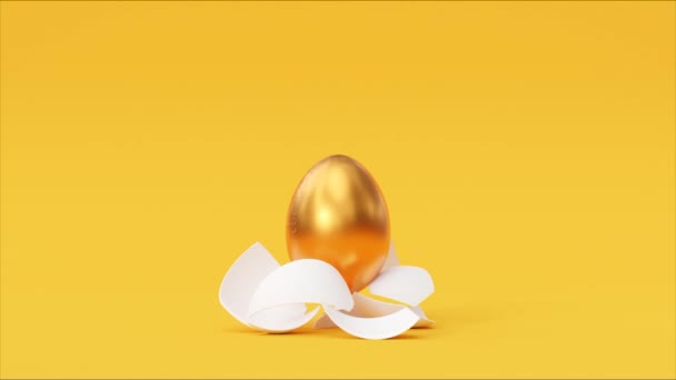 Beautiful Easter Background Colorful Easter Eggs Animation — Wideo stockowe