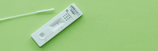 Express corona test. Negative covid antigen test.