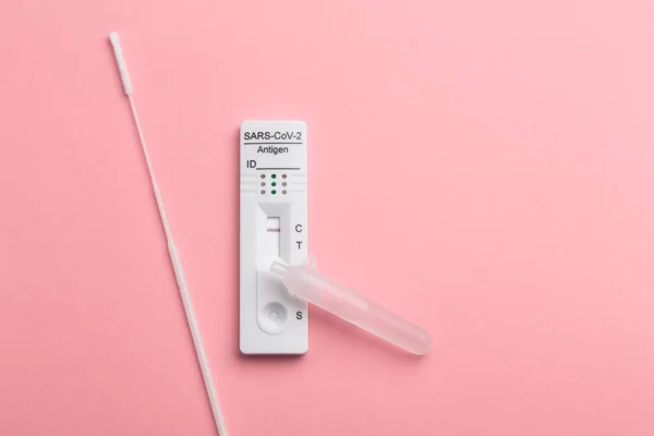 Express corona test. Negative covid antigen test.