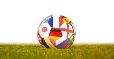 Deri top ile geleneksel futbol oyunu