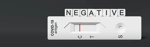 Covid Nasaler Antigen Schnelltest Selbsttest Hause Oder Auf Der Corona — Stockfoto