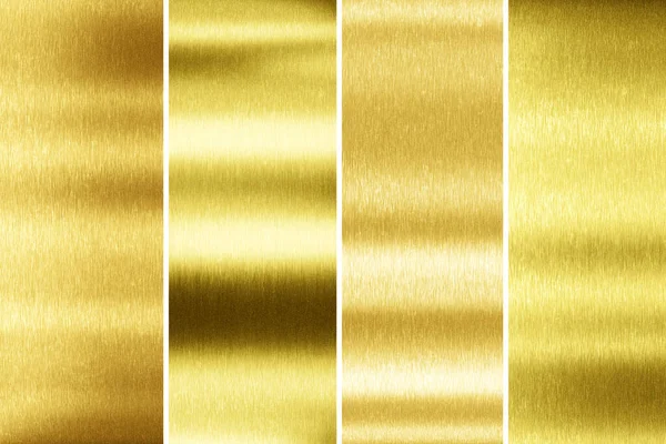 Fundo Industrial Dourado Textura Aço Inoxidável Renderização — Fotografia de Stock