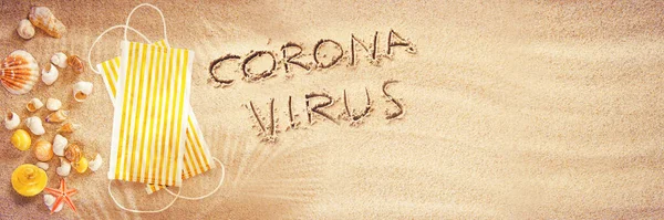 Éclosion Virus Corona Voyage Moment Pandémie Concept — Photo