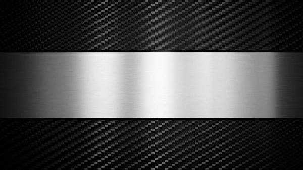 Carbon Fiber Texture Background Technology Background Rendering — Stock Photo, Image