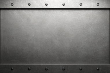 Soyut endüstriyel arka plan ve paslanmaz çelik dokusu. 3d oluşturma