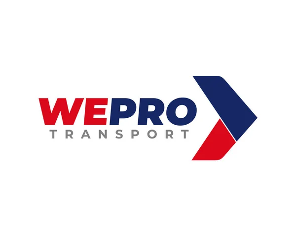 Logotipo Carga Diseño Logística Transporte Diseño Logo Plantilla Vectorial — Vector de stock