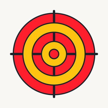 Çizgi film vektörü komik komik çizgi karakterler, hedef. Çılgın karikatürler soyut vektör koleksiyonu modaya uygun geçmişe dönük çizgi roman tarzında