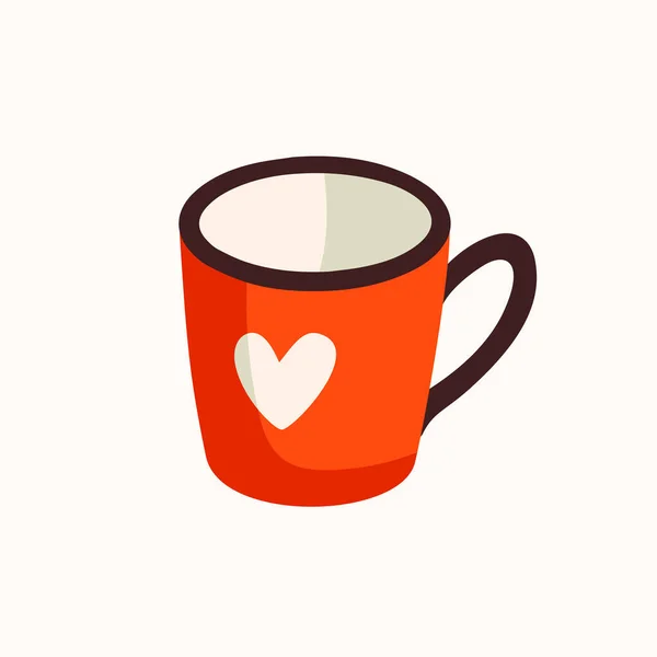 Coffee Cup Sticker Social Media Making Blog Vlog Vector Flat — Stock Vector