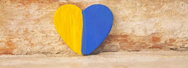Símbolo Las Banderas Estado Ucrania Georgia Rusia Hace Forma Heart — Foto de Stock